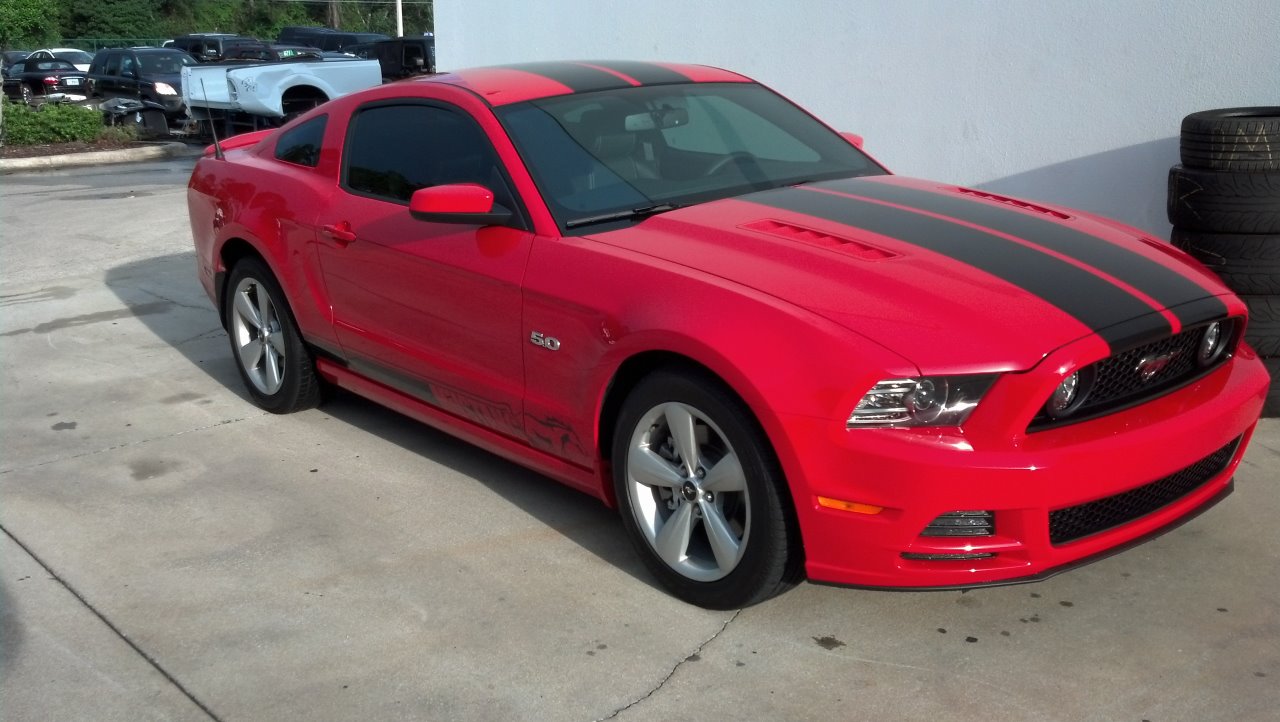 Ford Mustang, Red/Black – GStar Solutions